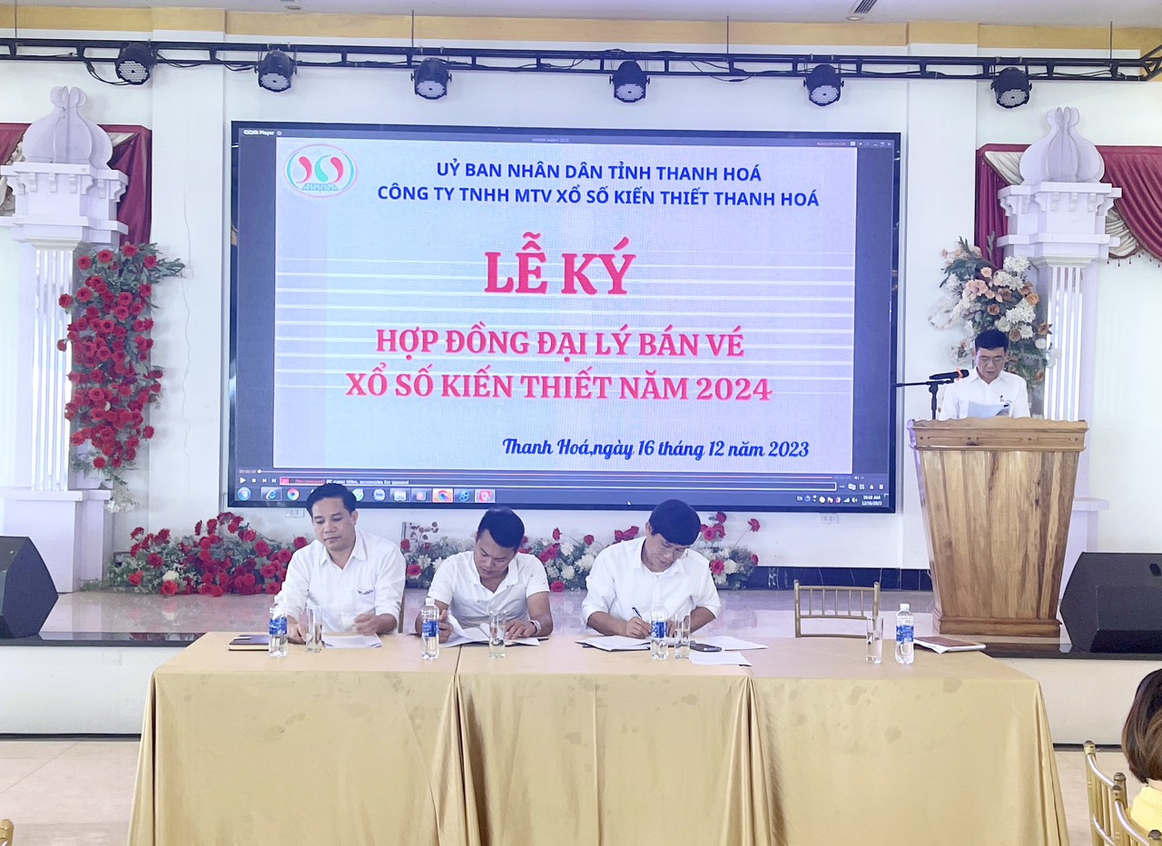 LỄ KÝ KẾT HỢP ĐỒNG ĐẠI LÝ NĂM 2024